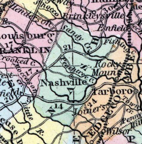 Nash County, North Carolina, 1857