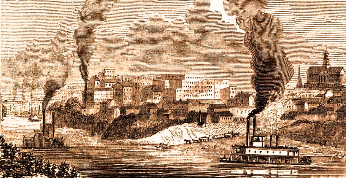 Nashville, Tennessee, 1861, artist's impression