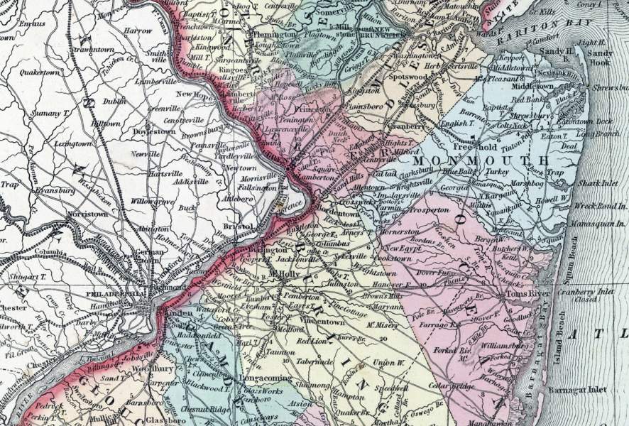 New Jersey, Central Counties, 1857