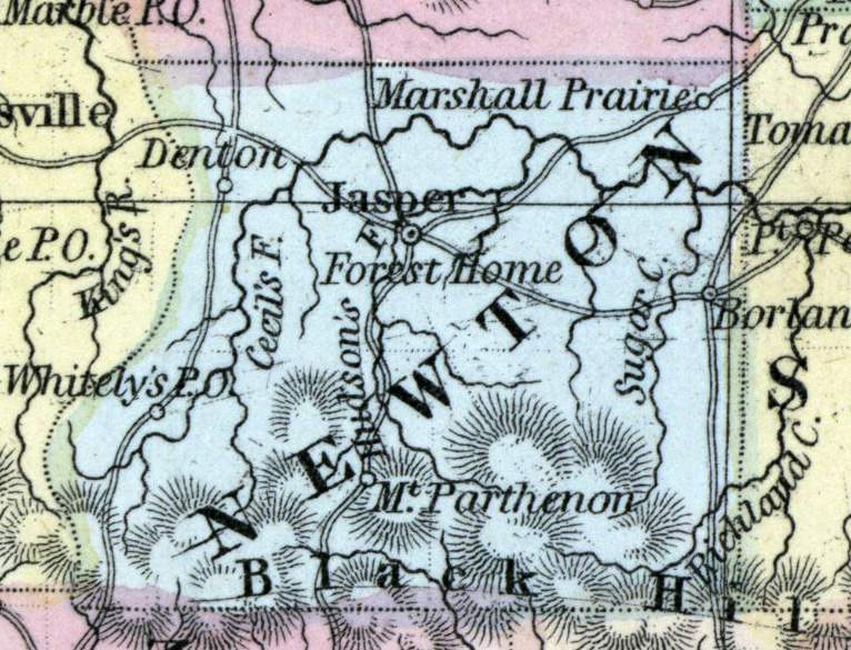 Newton County, Arkansas, 1857
