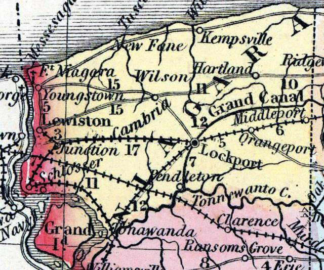Niagara County, New York, 1857