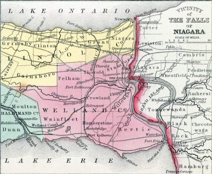 Niagara Falls Area, Canada West (Ontario), 1857