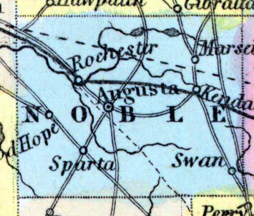 Noble County, Indiana, 1857