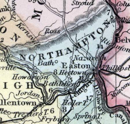 Northampton County, Pennsylvania, 1857