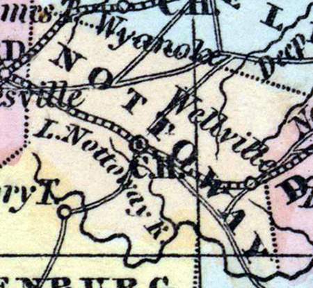 Nottoway County, Virginia, 1857