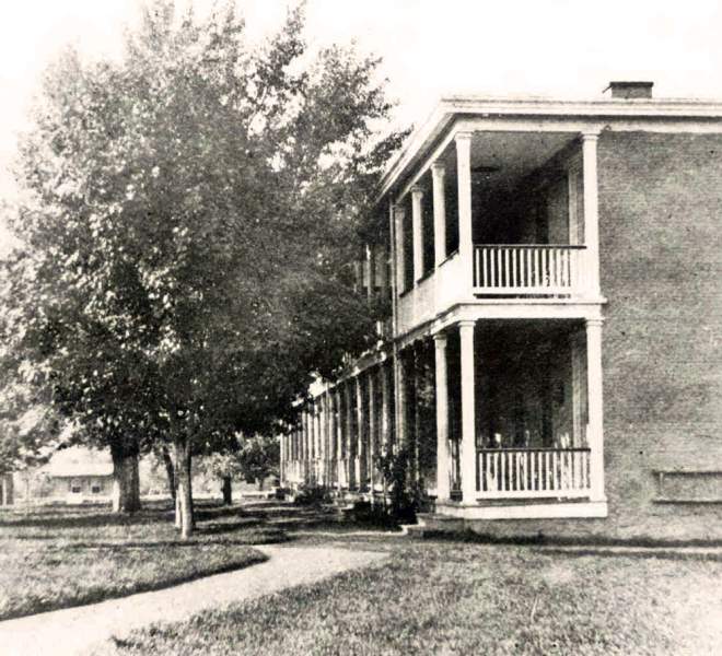 Officers Quarters, Carlisle Barracks, Carlisle, Pennsylvania, circa April 1861