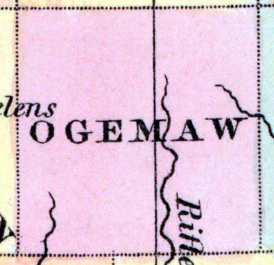 Ogemaw County, Michigan, 1857