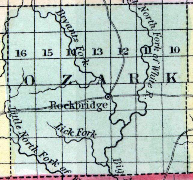 Ozark County, Missouri, 1857