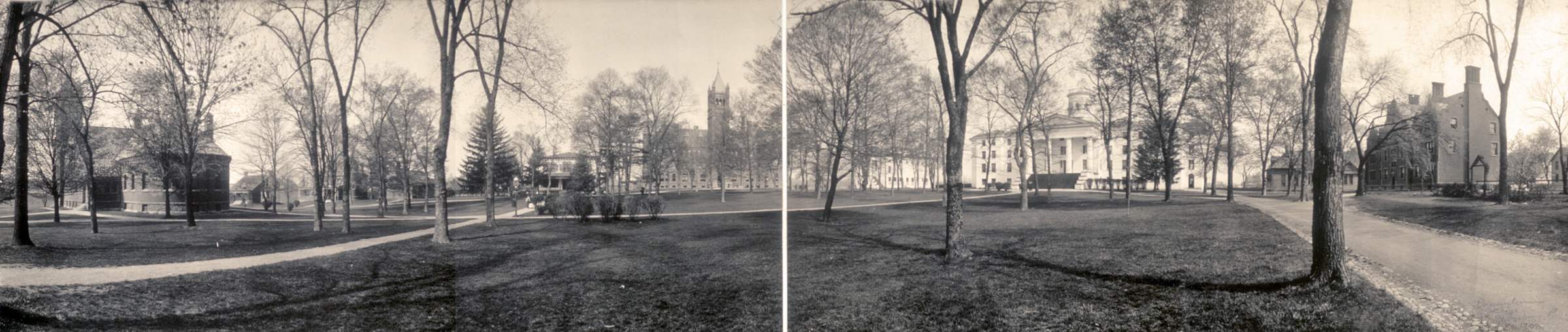 Pennsylvania College (Gettysburg College), Gettysburg, Pennsylvania, circa 1909, zoomable image