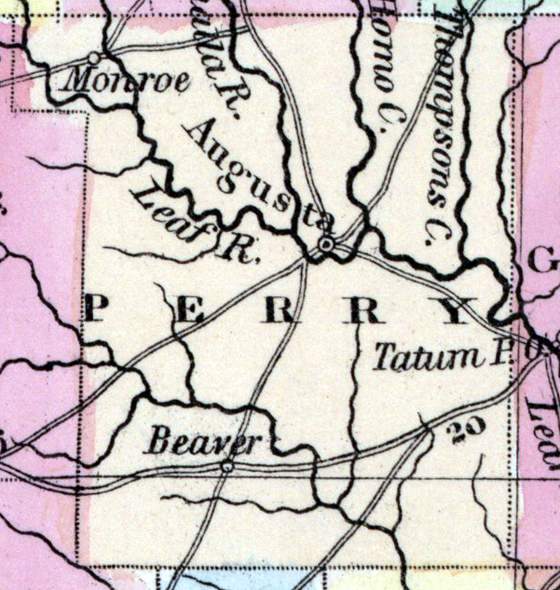 Perry County, Mississippi, 1857