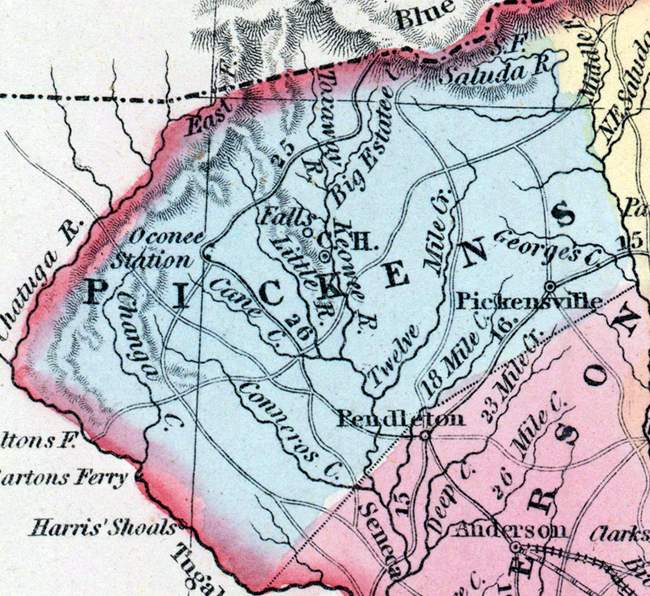 Pickens District, South Carolina, 1857