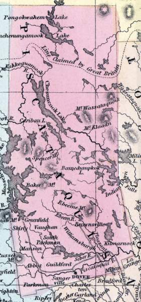 Piscataquis County, Maine, 1857
