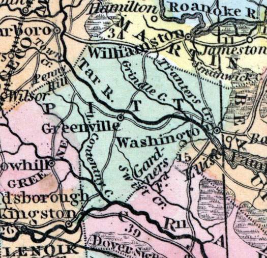 Pitt County, North Carolina, 1857