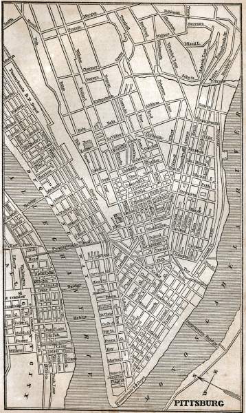 Pittsburgh, Pennsylvania, 1853, zoomable map
