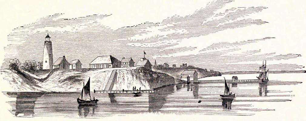 Port Isabel, Texas, 1861, artist's impression