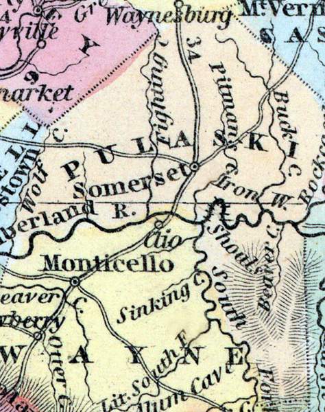 Pulaski County, Kentucky, 1857