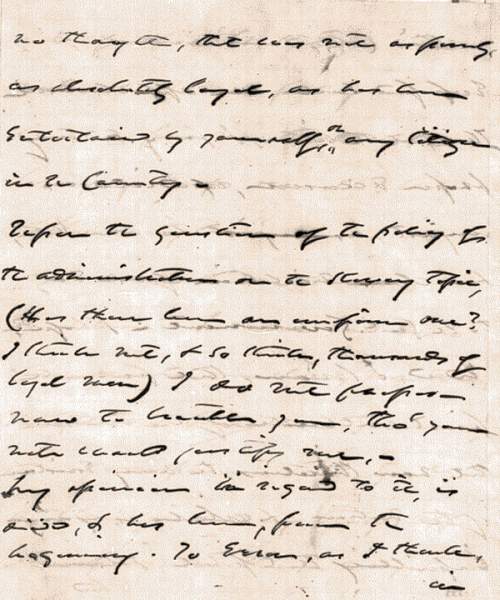 Reverdy Johnson to Abraham Lincoln, Friday, September 05, 1862 (Page 4)