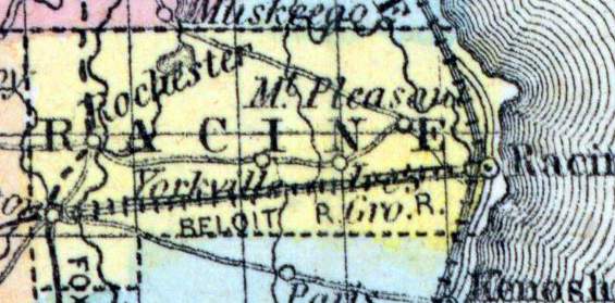 Racine County, Wisconsin, 1857