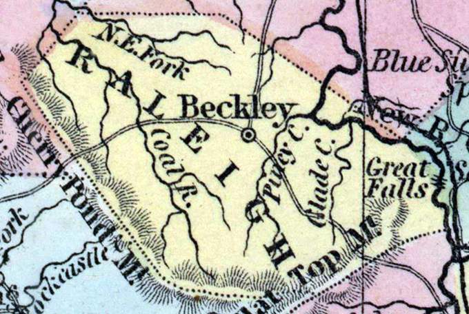 Raleigh County, Virginia, 1857