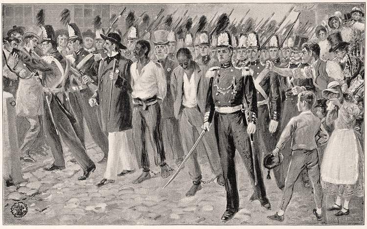 The Rendition of Anthony Burns, artist's impression, 1899
