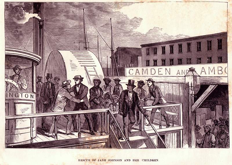 "Rescue of Jane Johnson and her Children," July, 1855.