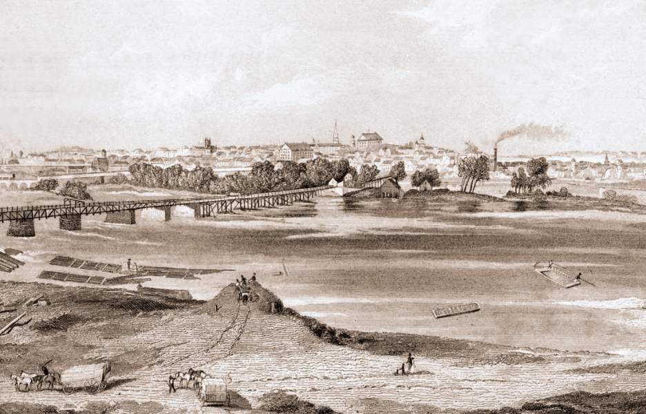 Richmond, Virginia, 1854, from the south