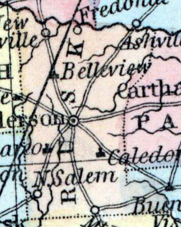 Rusk County, Texas, 1857