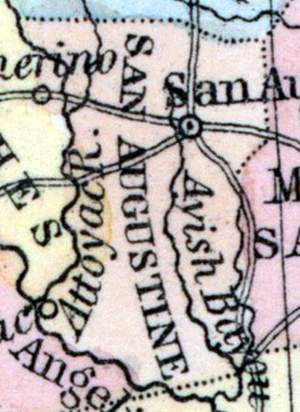 San Augustine County, Texas, 1857