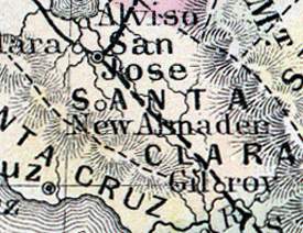 Santa Clara County, California, 1860