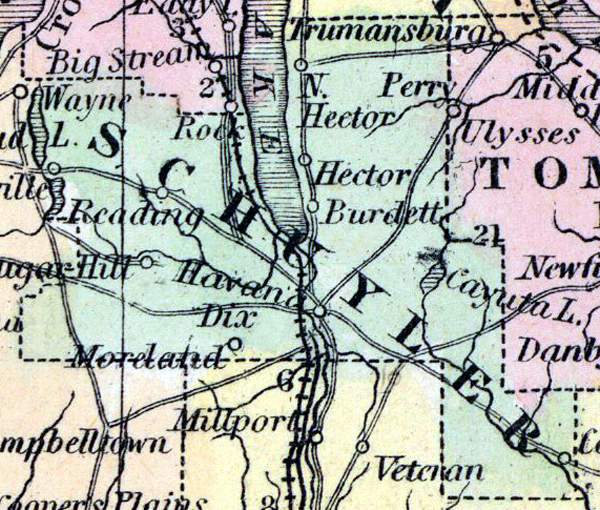 Schuyler County, New York, 1857