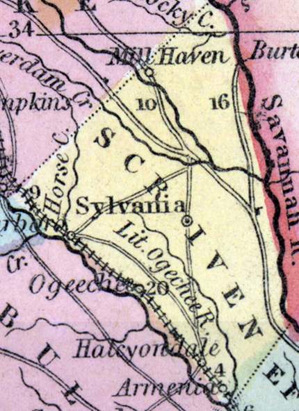 Screven County, Georgia, 1857
