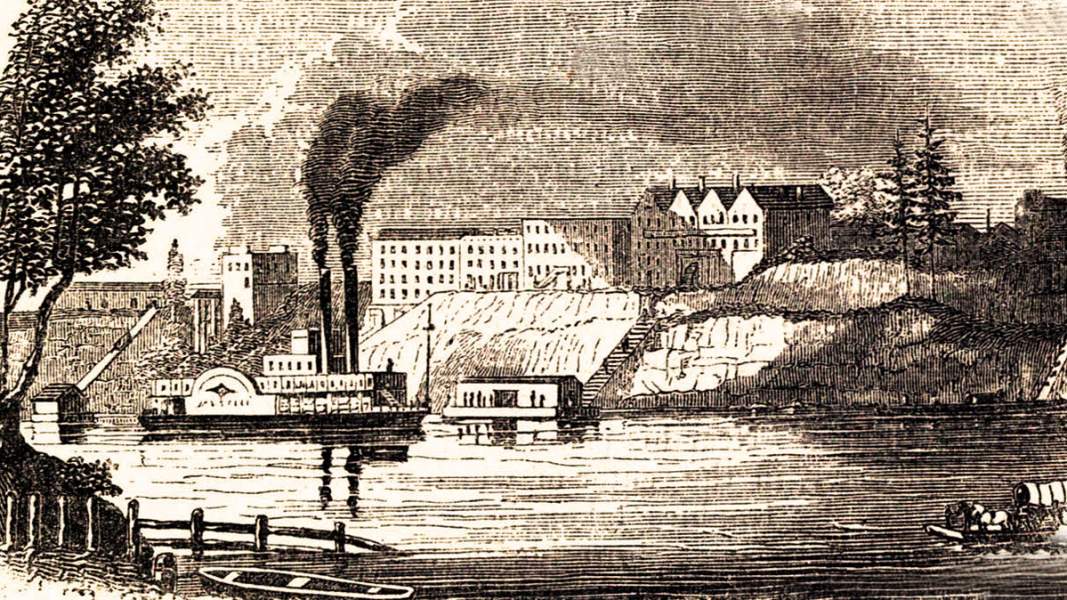 Selma, Alabama, 1861, artist's impression