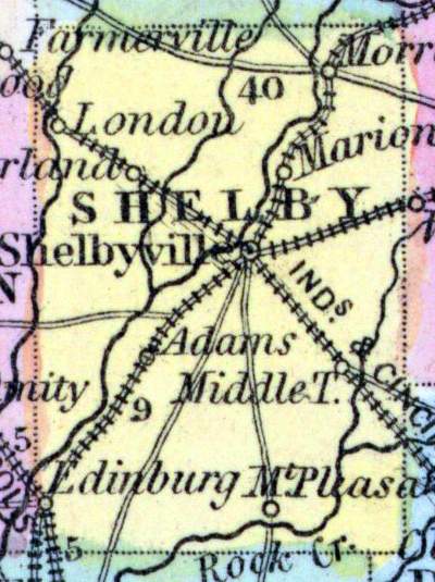 Shelby County, Indiana, 1857