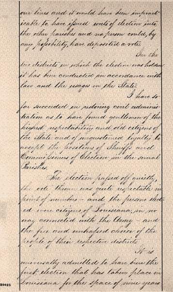 George F. Shepley to Abraham Lincoln, Tuesday, December 09, 1862 (page 2)