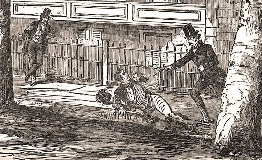 Daniel Sickles shoots Philip Barton Key on the street in Washington, DC, February, 1859
