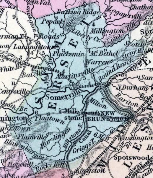 Somerset County, New Jersey, 1857