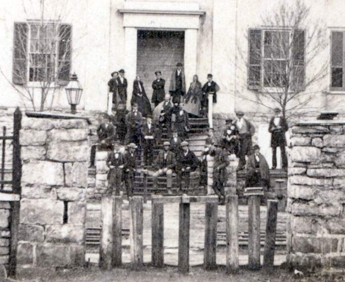 South College, Dickinson College, 1860, detail