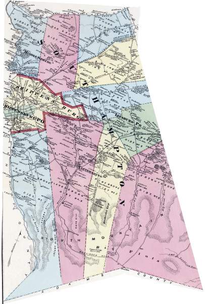 Southampton Township, Cumberland County, Pennsylvania, 1872, map