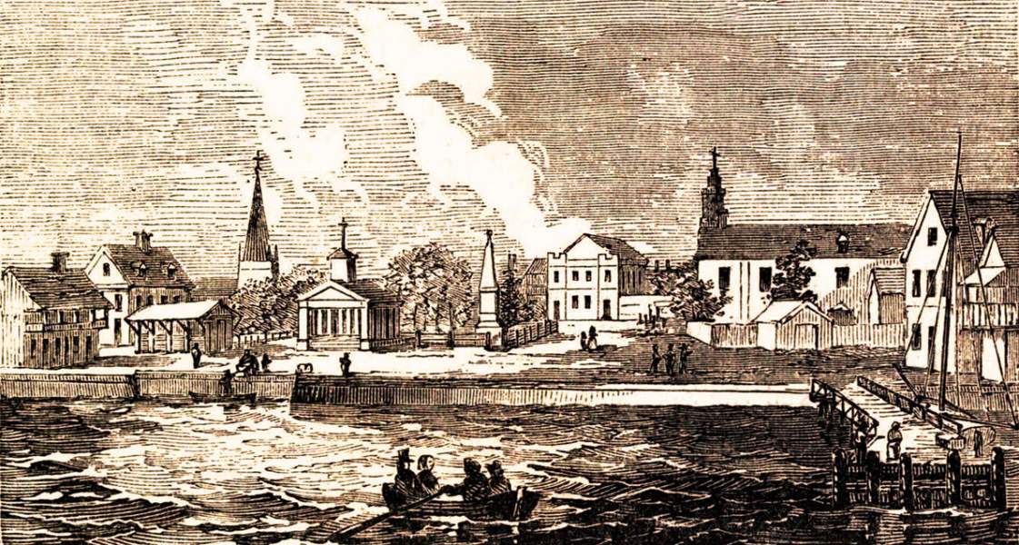 St. Augustine, Florida, 1861, artist's impression