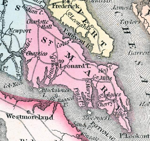 St. Mary's County, Maryland, 1857