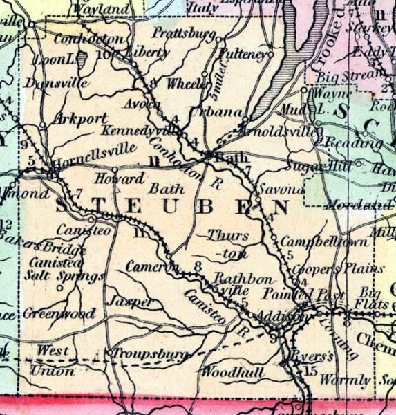 Steuben County, New York, 1857