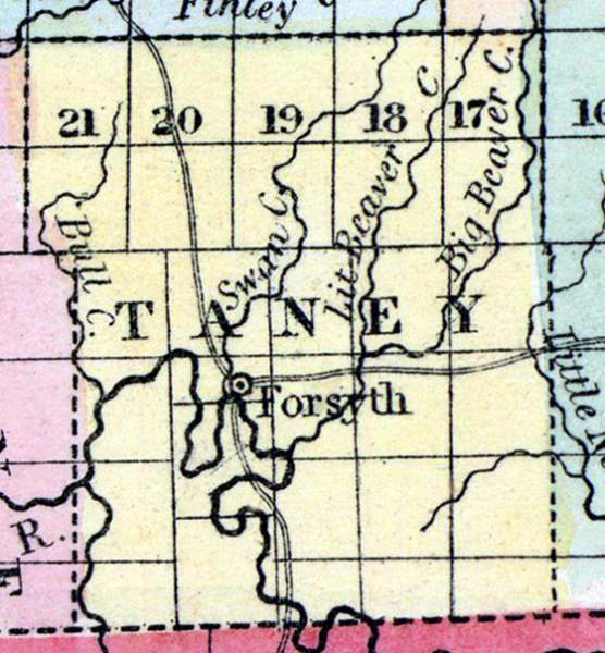 Taney County, Missouri, 1857