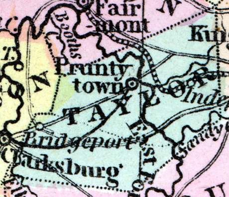 Taylor County, Virginia, 1857