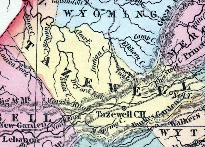Tazewell County, Virginia, 1857