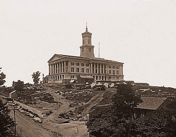 Tennessee State House, Nashville, Tennessee, circa 1863