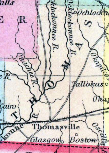 Thomas County, Georgia, 1857