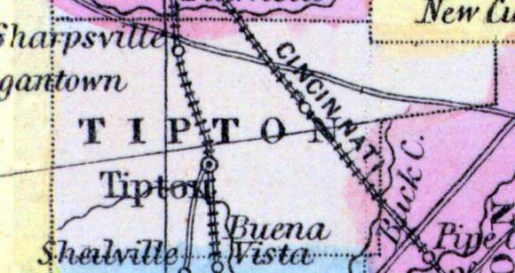 Tipton County, Indiana, 1857