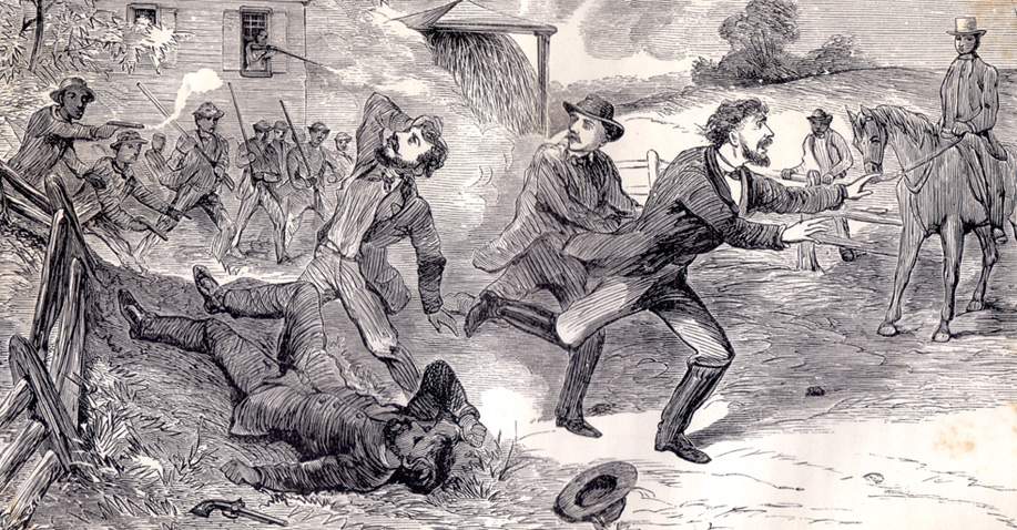 "The Tragedy at Christiana," Christiana, Pennsylvania, September 11, 1851, detail