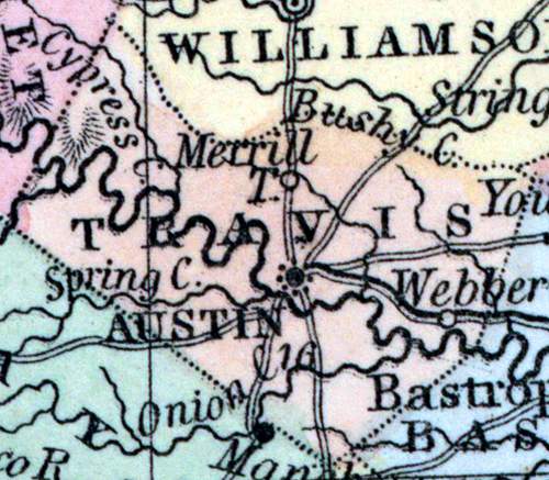 Travis County, Texas, 1857