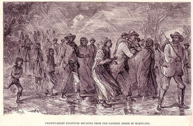 "Twenty-eight fugitives Escaping from the Eastern Shore of Maryland," October 28, 1857